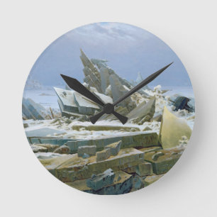 Das Polarmeer, 1824 Runde Wanduhr