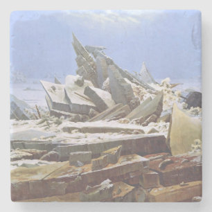 Das Polarmeer (von Caspar David Friedrich) Steinuntersetzer
