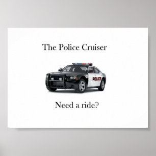 Das Polizei-Kreuzer-Plakat Poster