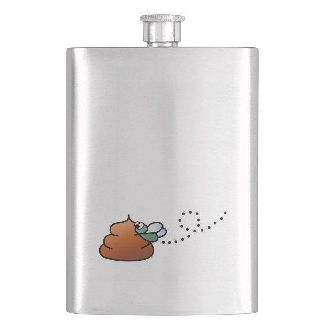 Das PooPoo Flachmann (Vorderseite)