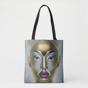 Das Portrait der chic African Femininity-Frau Tasche