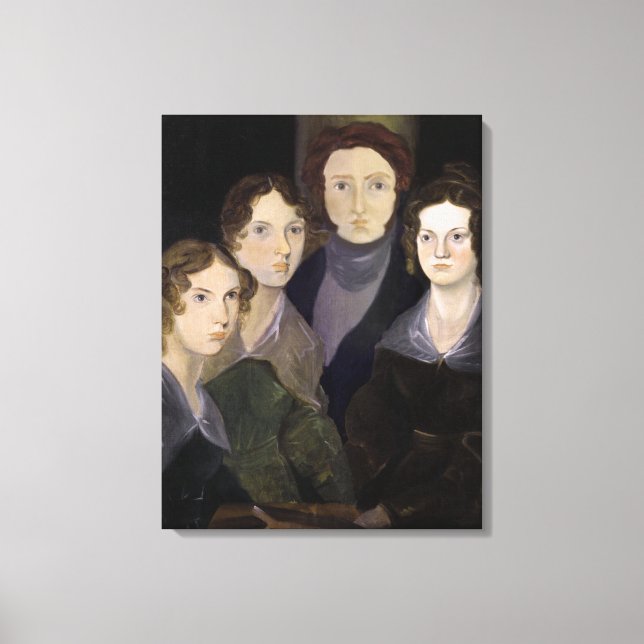 Das Portrait der Familie Bronte von Branwell Leinwanddruck (Vorderseite)