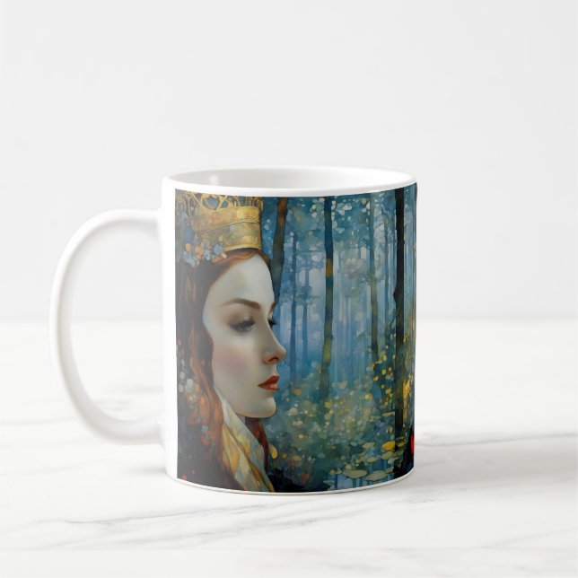 Das Portrait der Königin über das verlorene Herz Kaffeetasse (Links)