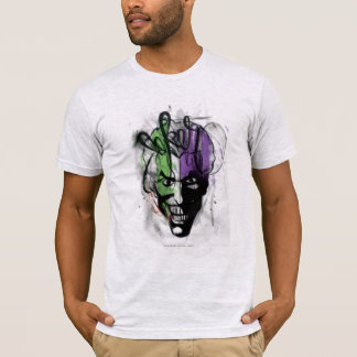 Das Portrait des Joker Neon Airbrush T-Shirt