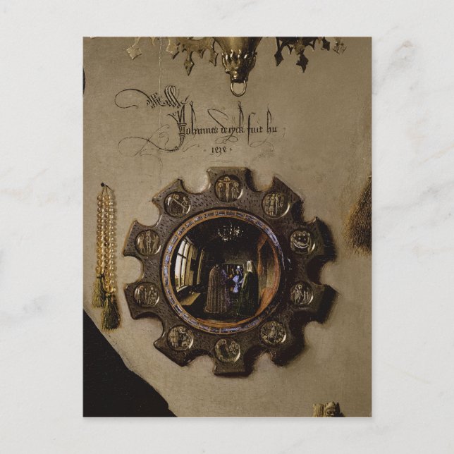 Das Portrait von Giovanni Arnolfini Postkarte (Vorderseite)