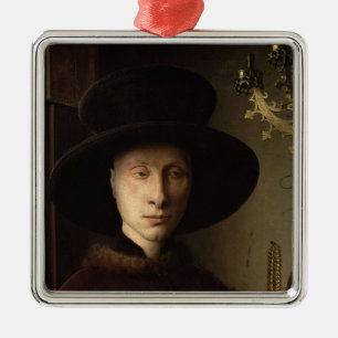 Das Porträt von Giovanni Arnolfini Ornament Aus Metall