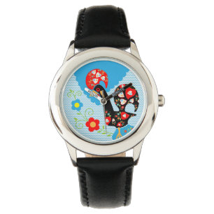 Das portugiesische Hahn-Symbol Armbanduhr