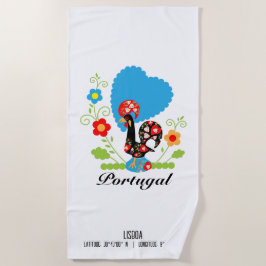 Das portugiesische Programm Strandtuch