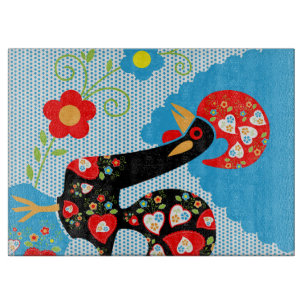 Das portugiesische Rooster von Barcelos Schneidebrett