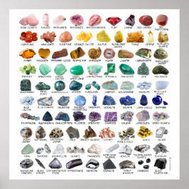 Das Poster der Crystal Collection Rainbow Rock Geo