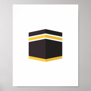 Das Poster der heiligen Kaaba-Printwerbung