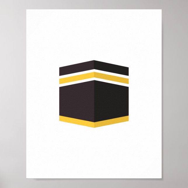 Das Poster der heiligen Kaaba-Printwerbung (Vorne)