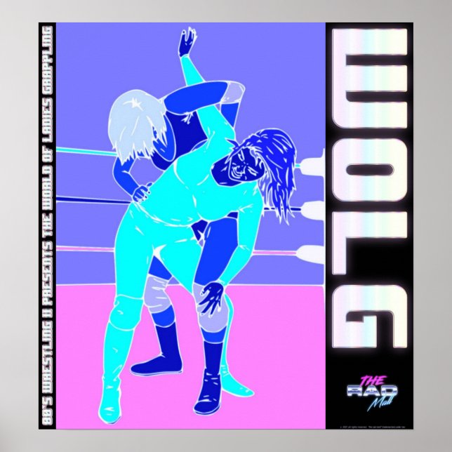 Das Poster der Krassen Mall "80er Wrestling II / W (Vorne)