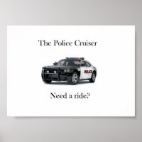 Das Poster der Polizei