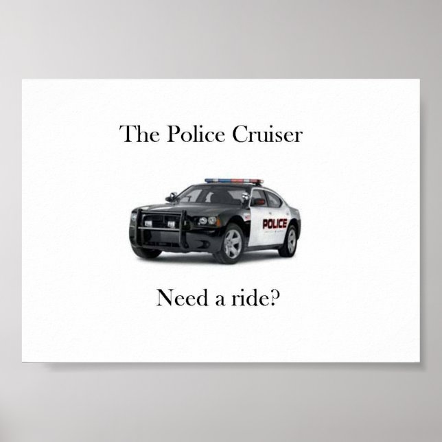 Das Poster der Polizei (Vorne)
