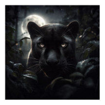 Das Poster der schwarzen Panther