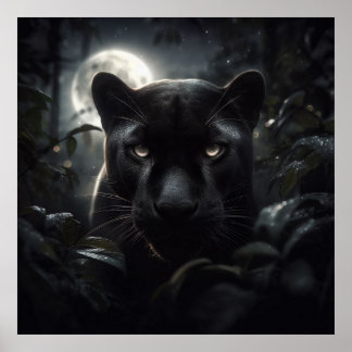 Das Poster der schwarzen Panther