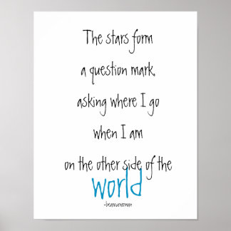 Das Poster der Sterne Zitate