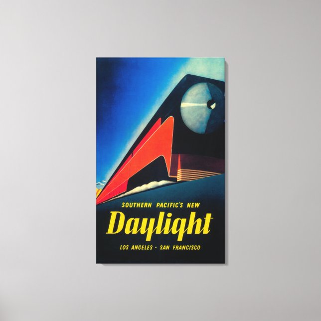 Das Poster der Tagesfahrten Leinwanddruck (Vorderseite)