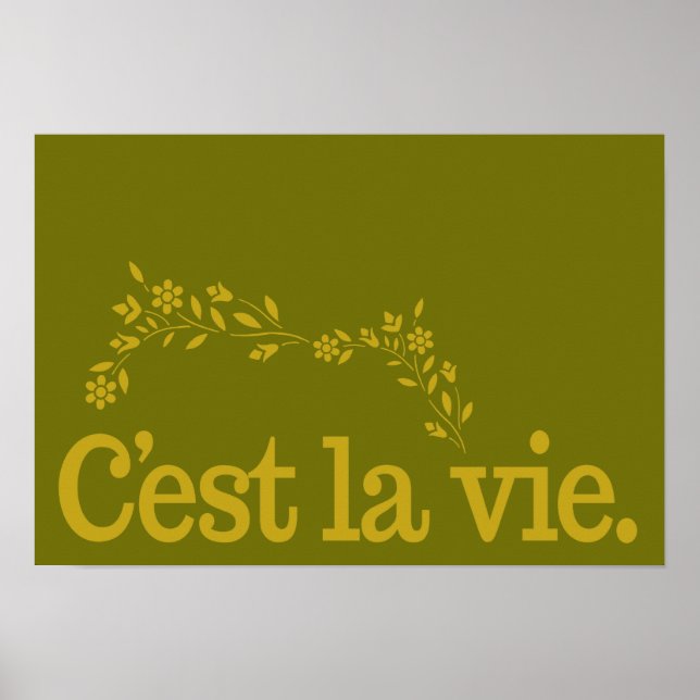Das Poster von La Viecustom (Vorne)