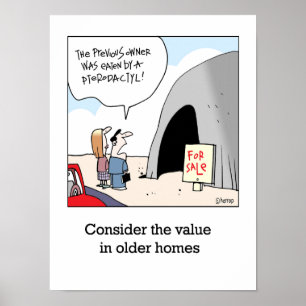 Das Poster Wert in älteren Zuhause