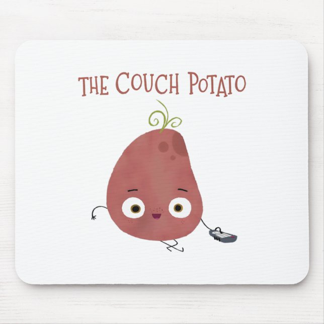 Das Potato Costume T-Shirts Mousepad (Vorne)