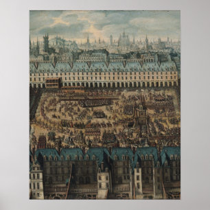 Das prachtvolle Ritter-turnierende Turnier Poster