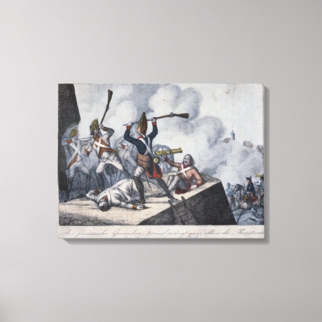 Das preußische Grenadier Leinwanddruck (Vorderseite)