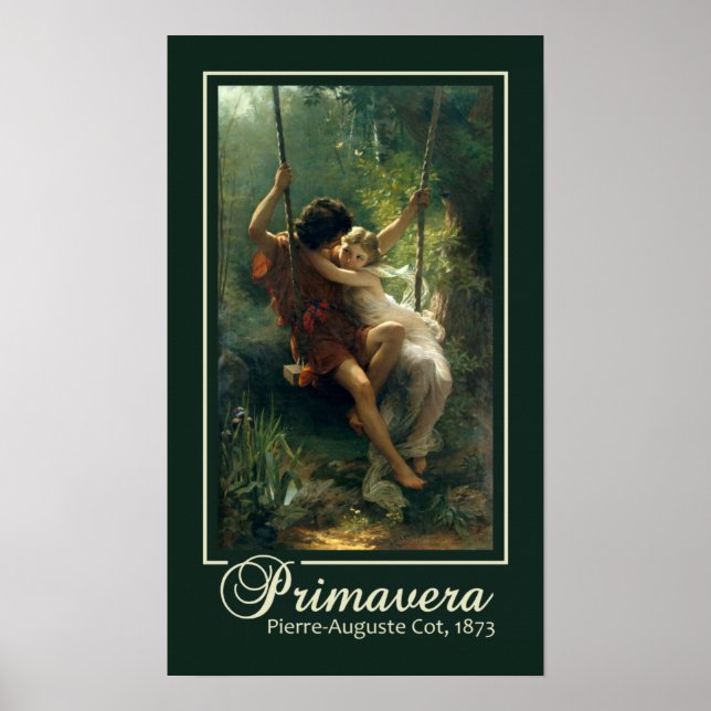 Das "Primavera"-Kunstposter des Kinderbetts Poster (Vorne)