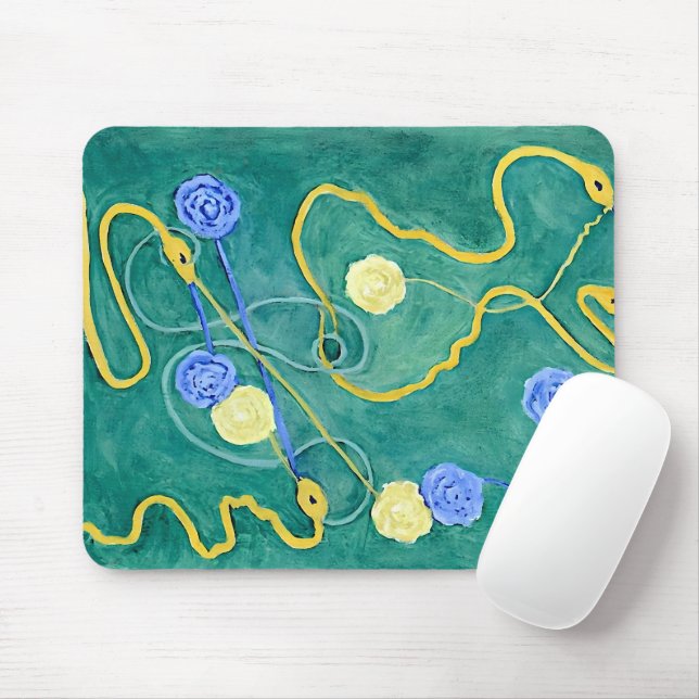 Das Primordiale Chaos von Hilma af Klint Mousepad (Mit Mouse)
