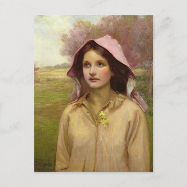 Das Primrose-Mädchen Postkarte (Vorderseite)