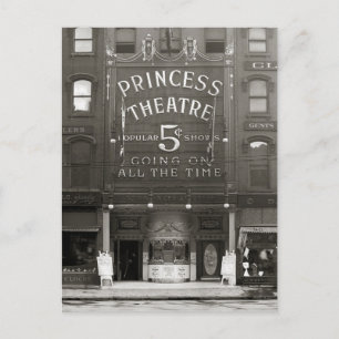 Das Princess Theatre, 1910 Postkarte