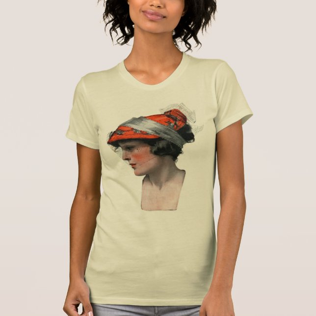 Das Profil der Frau T-Shirt (Vorderseite)