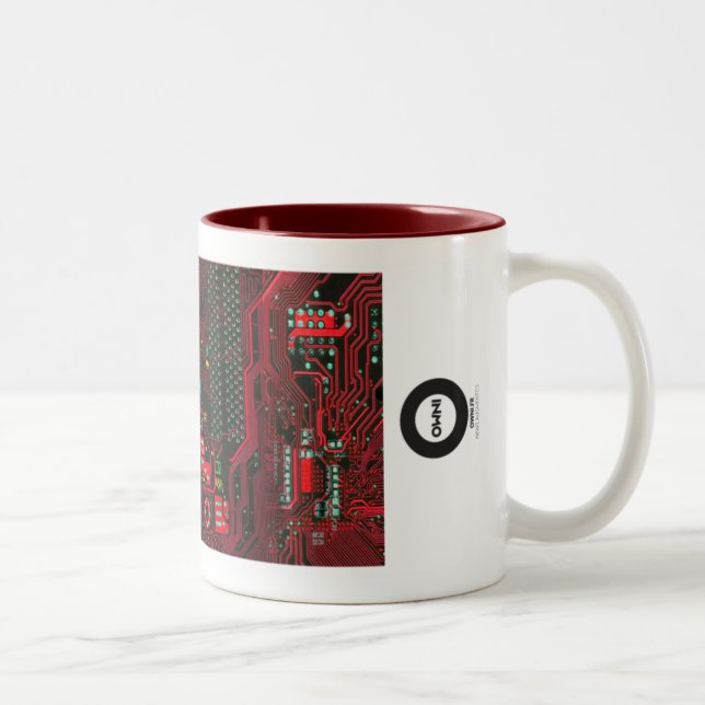 Das programmierte Veralten Zweifarbige Tasse (Rechts)