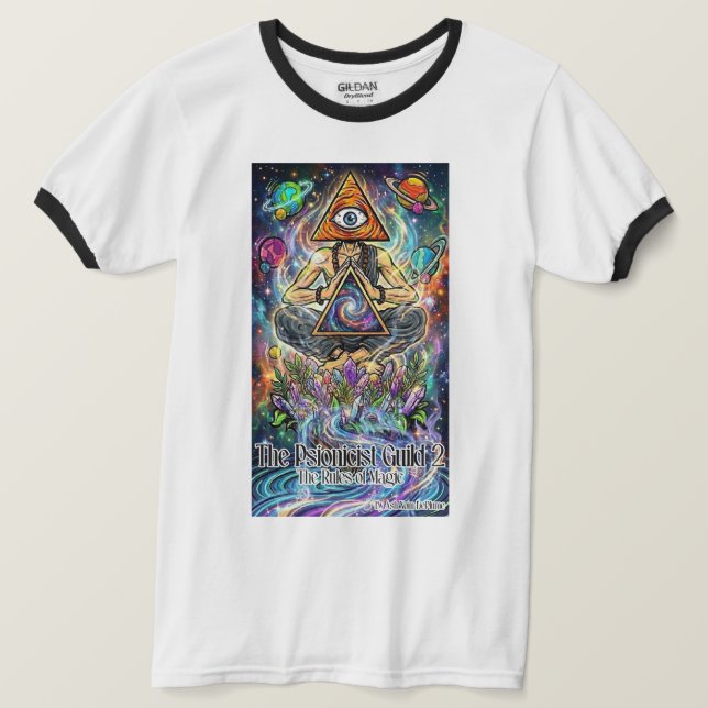 Das Psionicist-Gilde-2-Ringer-T-Shirt T-Shirt (Design vorne)
