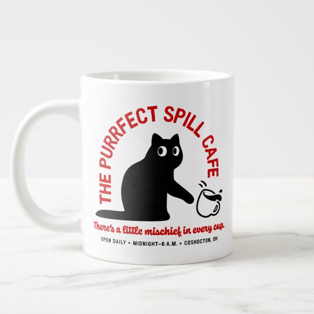 Das Purfect Spill Café Jumbo-Tasse (Links)