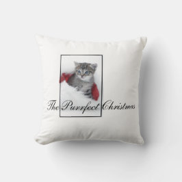 Das Purrfect Weihnachtskissen Kissen