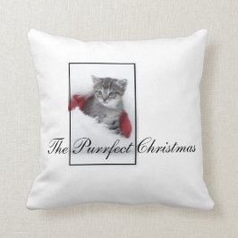 Das Purrfect Weihnachtskissen Kissen