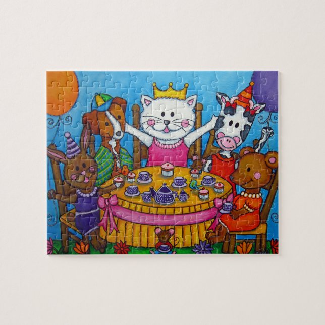 Das Puzzle des Kleinen Tees Party von Lisa Lorenz (Horizontal)