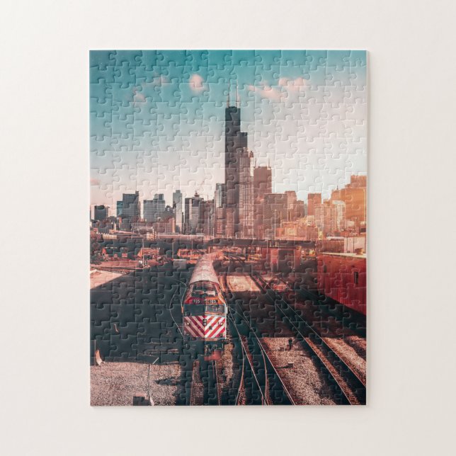 Das Puzzle des täglichen Jigsaw/U-Bahn-Puzzle (Vertikal)