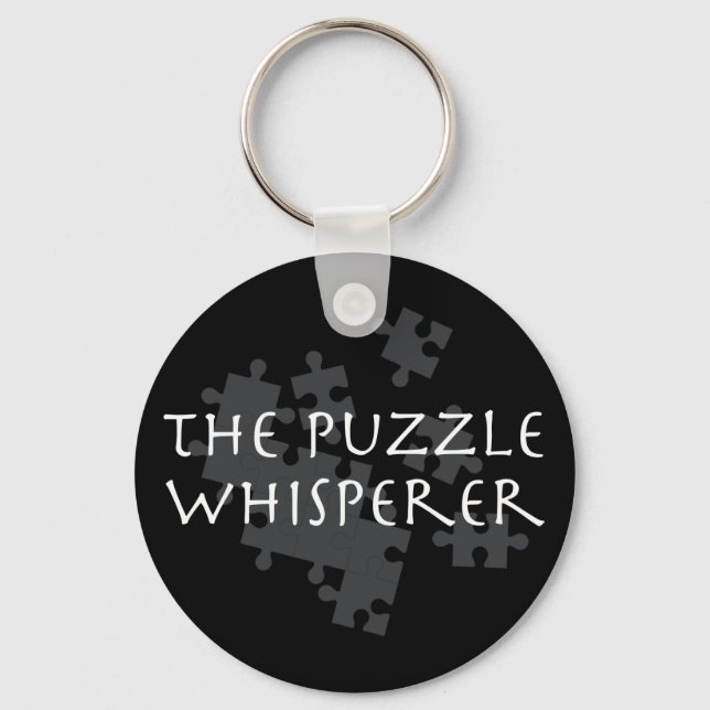 Das Puzzle Whisperer Schlüsselanhänger (Vorderseite)