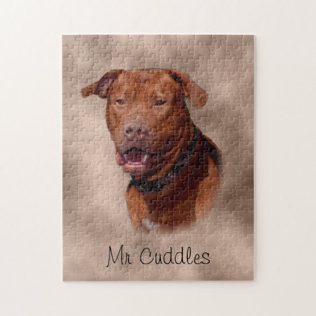 Das Puzzlespiel des Hundeliebhabers (Vertikal)