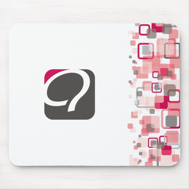 Das q Mousepad - Himbeere (Vorne)