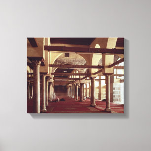 Das Qibla Liwan der Moschee des Als-Azhar Leinwanddruck