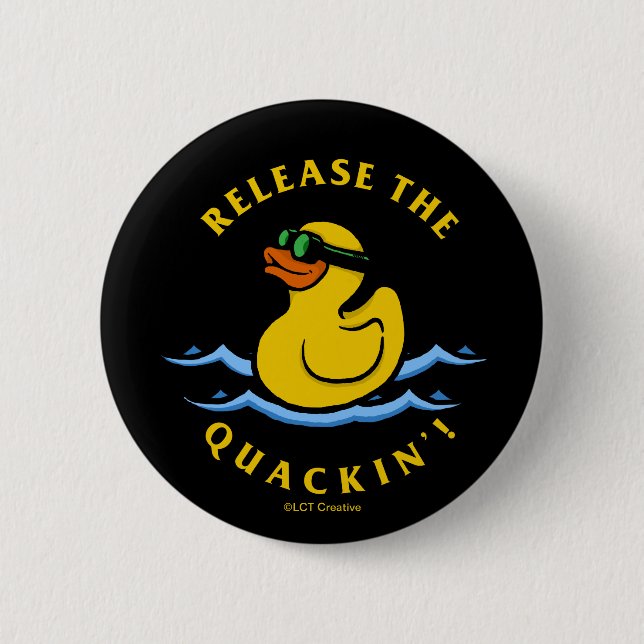 Das Quackin' Button (Vorderseite)