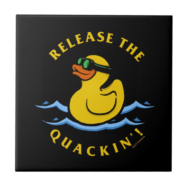 Das Quackin' Fliese (Vorderseite)
