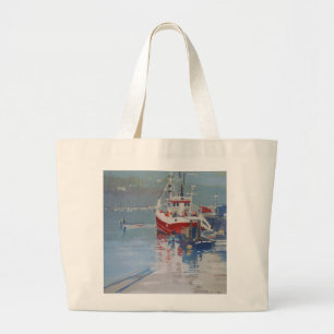Das Quay Salcombe des Fischers Jumbo Stoffbeutel