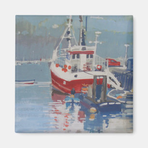 Das Quay Salcombe des Fischers Magnet