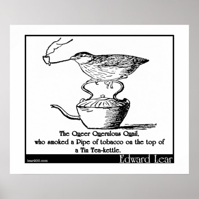 Das Quee Querulous Quail Poster (Vorne)