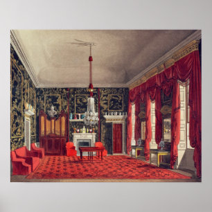 Das Queen's Breakfast Room, Buckingham House Poster